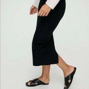 Babaton Johan Midi Skirt in Black Size M